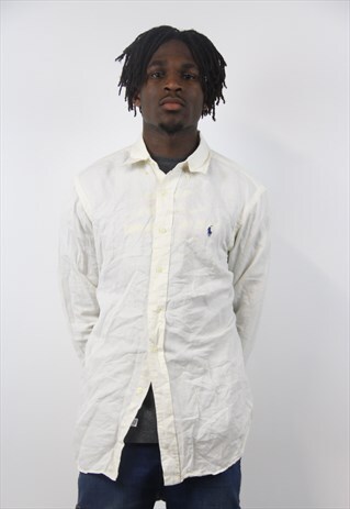 VINTAGE RALPH LAUREN CREAM SHIRT