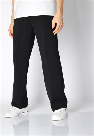 VINTAGE 90S UNISEX BLACK LIGHTWEIGHT PANTS