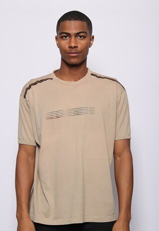VINTAGE NIKE LOGO T-SHIRT BROWN