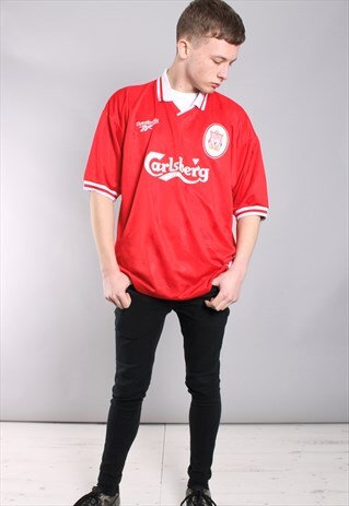 VINTAGE LIVERPOOL 90'S REEBOK FOOTBALL SHIRT