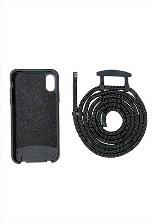 ZAPHYR IPHONE 11PRO CASE LOU BLACK DETACHABLE STRAP