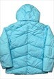 NIKE LIGHT BLUE VINTAGE DOWN FILL PUFFER JACKET WITH HOOD