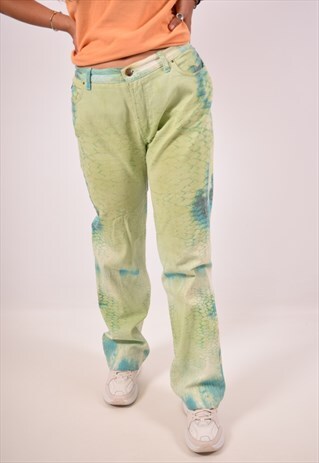VINTAGE JUST CAVALLI JEANS STRAIGHT GREEN