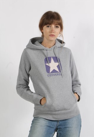 VINTAGE CONVERSE HOODIE GREY