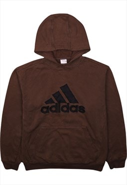 Vintage 90's Adidas Hoodie Spellout Pullover Heavyweight