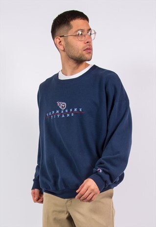 VINTAGE CHAMPION NFL SWEATSHIRT TENNESSEE TITANS