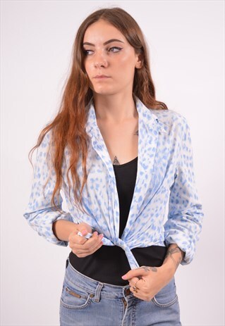 VINTAGE MOSCHINO SHIRT BLUE