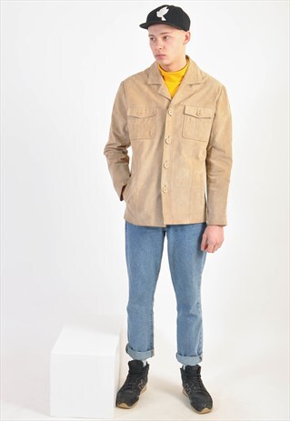 VINTAGE 90S SUEDE LEATHER JACKET