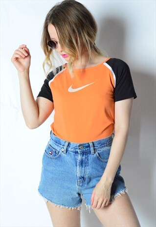 ORANGE NIKE SPORTS TOP