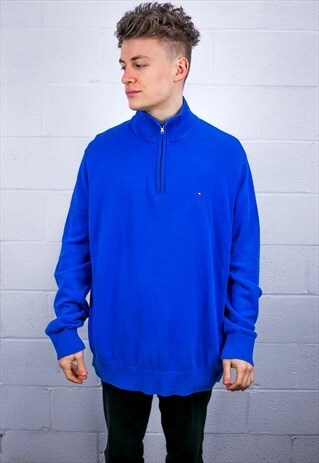VINTAGE TOMMY HILFIGER 1/4 ZIP JUMPER