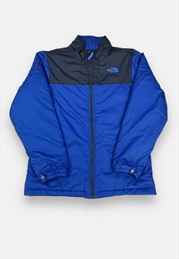 The North Face reversible 2 in one blue jacket size XS