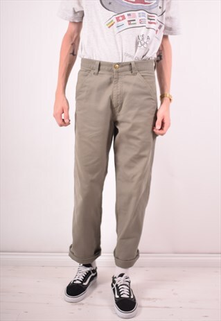 LEVI'S 673 MENS VINTAGE TROUSERS W32 L30 GREY 90S