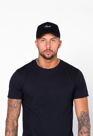 54 FLORAL CORE HAT BASEBALL - BLACK
