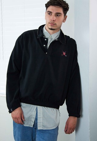 VINTAGE POLO RALPH LAUREN JACKET 90S L 17.4