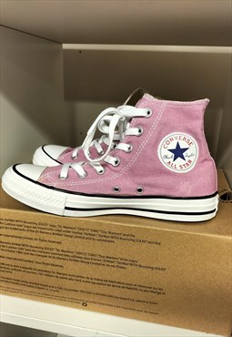 Converse Chuck Taylor Canvas Trainer Shoes Purple Hi-Top 
