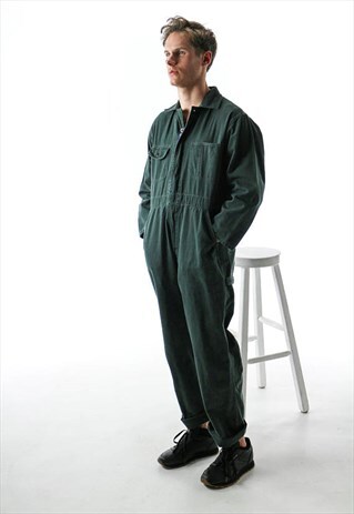 LONG SLEEVE BLUE ROMPER / MEN GREEN ROMPER