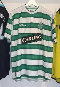 Celtic 2003/04 Umbro Home Football Shirt Large