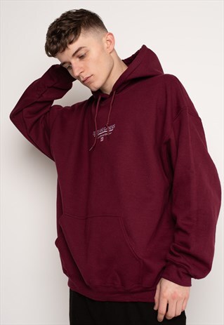 G&G UNISEX BURGUNDYLTD LOGO HOOD