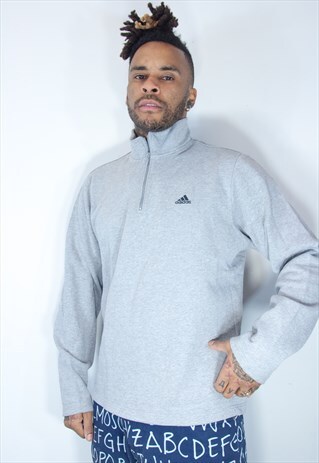 ADIDAS 1/4 ZIP SWEATSHIRT