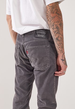 VINTAGE LEVI'S 514 SLIM STRAIGHT CORDUROY TROUSERS