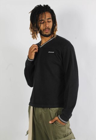 VINTAGE DIESLE Y2K SWEATSHIRT BLACK