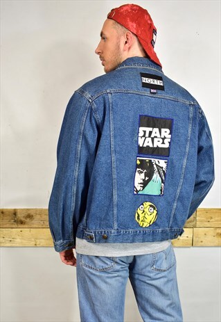 NORTH CUSTOM REWORKED STAR WARS FESTIVAL DENIM JACKET