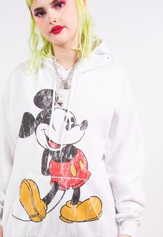 VINTAGE 90'S DISNEY MICKEY MOUSE HOODIE SWEATSHIRT