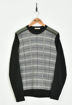Vintage Burberry Sweater Black Medium