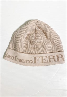 Vintage 90s Gianfranco Ferre beanie hat 