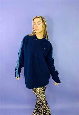 Vintage 90s Kangol Navy Fleece Sweatshirt