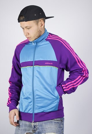 VINTAGE MENS ADIDAS ORIGINALS TRACK TOP JACKET