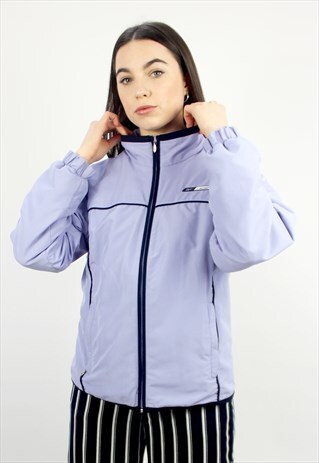 90'S RETRO PURPLE TRACK JACKET