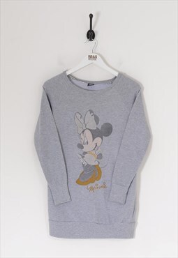Disney minnie mouse graphic sweatshirt grey s- bv11518