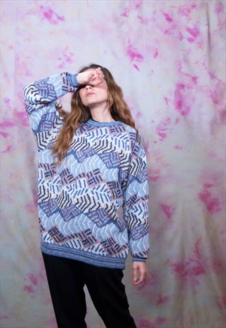 VINTAGE MULTI-COLOURED JUMPER