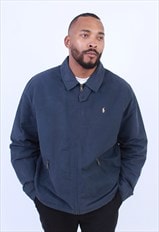 Men's Vintage polo Ralph Lauren navy Harrington jacket 