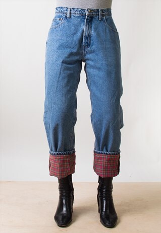 FLANNEL LINED JEANS