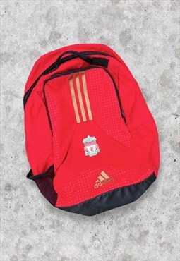 Vintage Liverpool Adidas Backpack Rucksack Bag Red