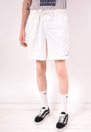 SERGIO TACCHINI MENS VINTAGE SHORTS W38 WHITE 90S