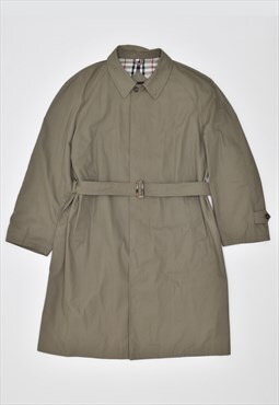 Vintage 90's Overcoat Khaki