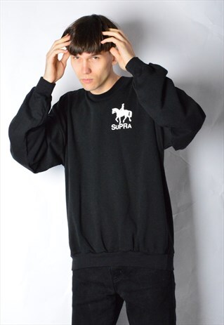 VINTAGE 90S BLACK SWEATSHIRT