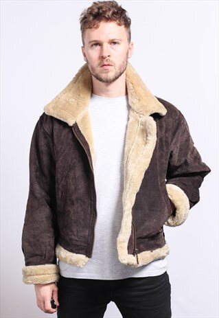 VINTAGE SUEDE AVIATOR JACKET
