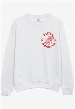 Pizza Monster Men's Graphic Sweatshirt