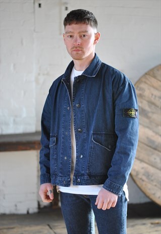 RARE 1995 STONE ISLAND DENIM JACKET