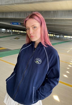 Vintage 90s Lacoste Embroidered Cotton Jacket
