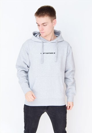 GREY DON'T BOTHER ME HOODIE