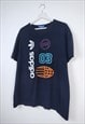 VINTAGE ADIDAS T-SHIRT 03 IN BLUE M