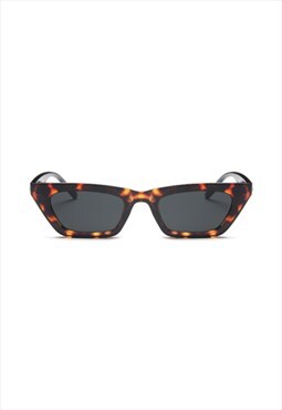 Zoe Cat Eye Sunglasses Leopard