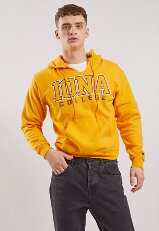 VINTAGE CHAMPION IONA COLLEGE HOODIE