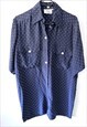 POLKA DOTTED SUMMER LOOSE FIT SHIRT LARGE