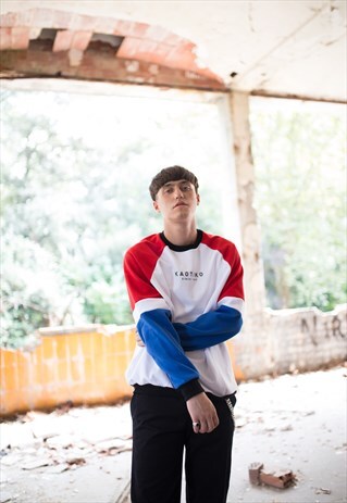 SIDNEY WHITE/RED SWEATSHIRT